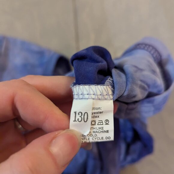 Kids Casual Tie-Dye Dress - Purple - Picture 4 of 5